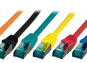 RJ45 Patchkabel S/FTP, Cat. 6A, LSZH , 6,0 mm Biegeradius 30mm 10 Gbit 500 MHz